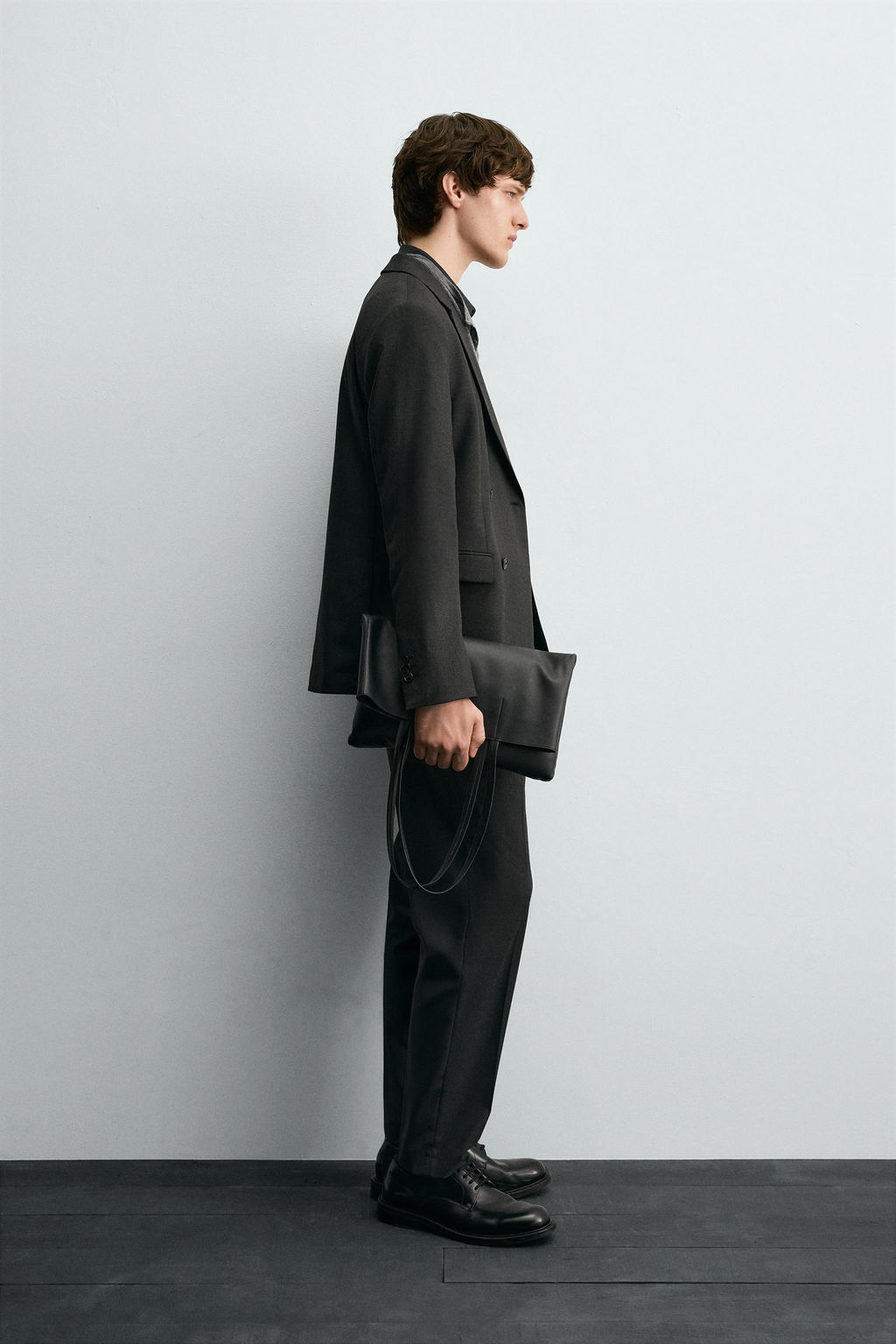 SLIM FIT SUIT TROUSERS - Zara фото 4