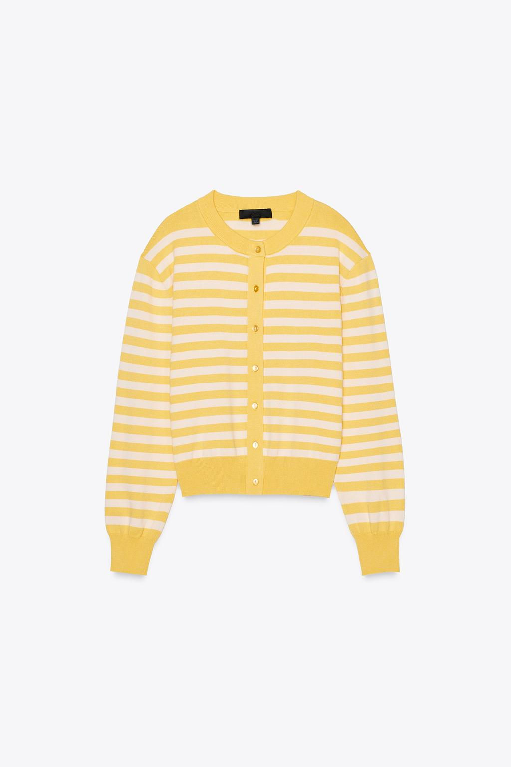 STRIPED KNIT CARDIGAN - Zara фото 8