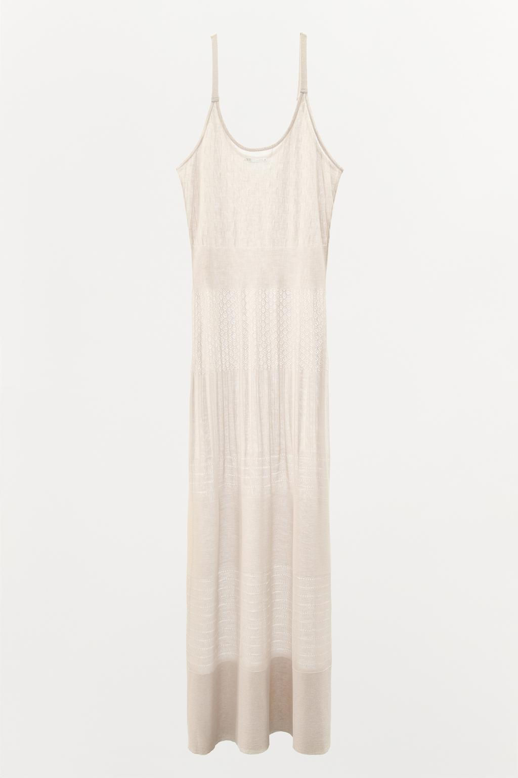FINE KNIT OPENWORK DRESS - Zara фото 4
