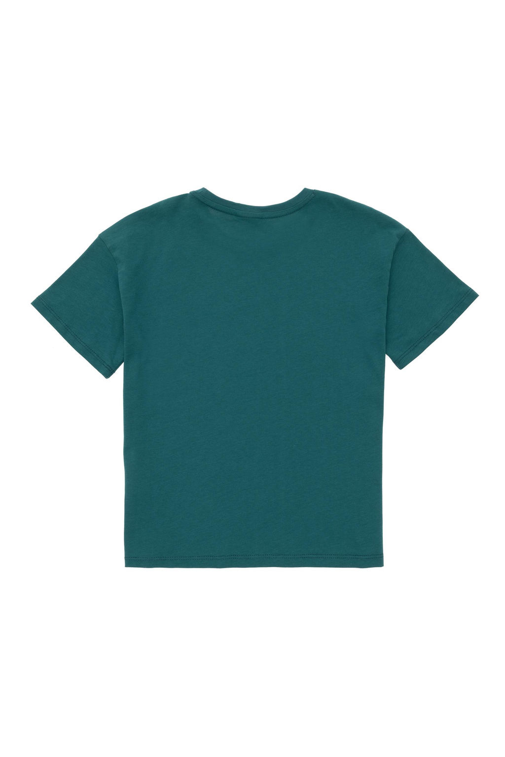Темно-зеленая футболка для мальчика Неожиданная скидка в корзине