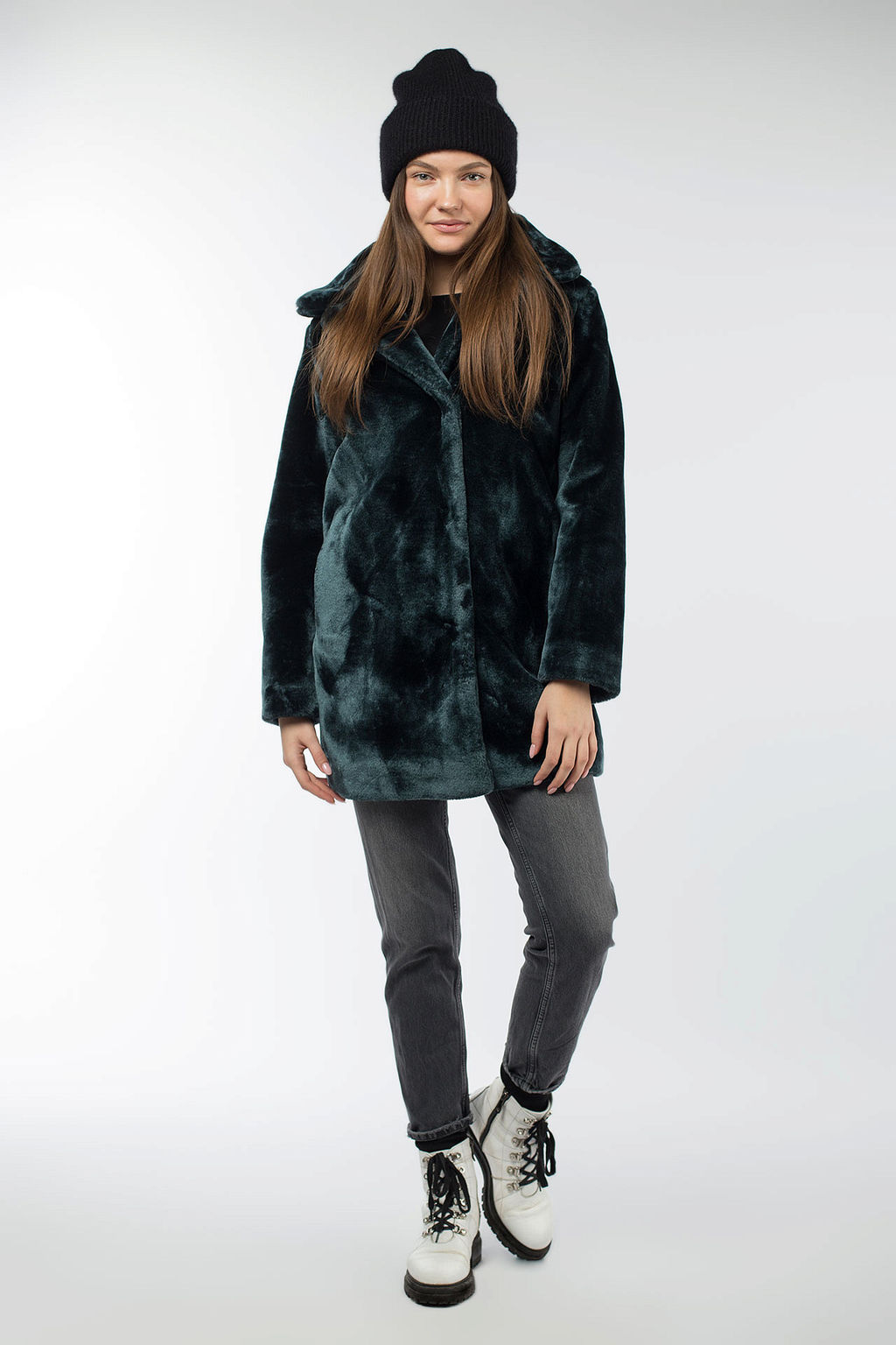 01-08735 Пальто женское демисезонное - El podio фото 2