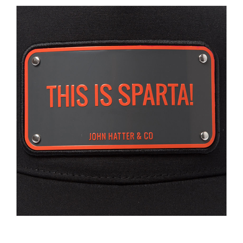 Бейсболка JOHN HATTER арт. 1-1051-U00 This Is Sparta! (черный)  фото 4