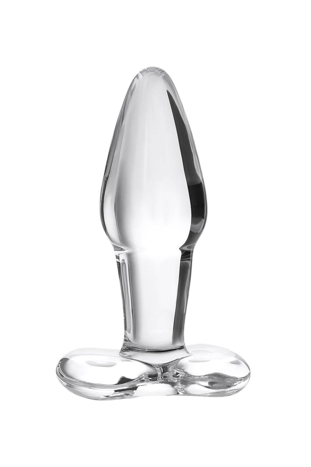 Анальная втулка Sexus Glass, стекло, прозрачная, 10,5 см, 3,5 см  фото 2