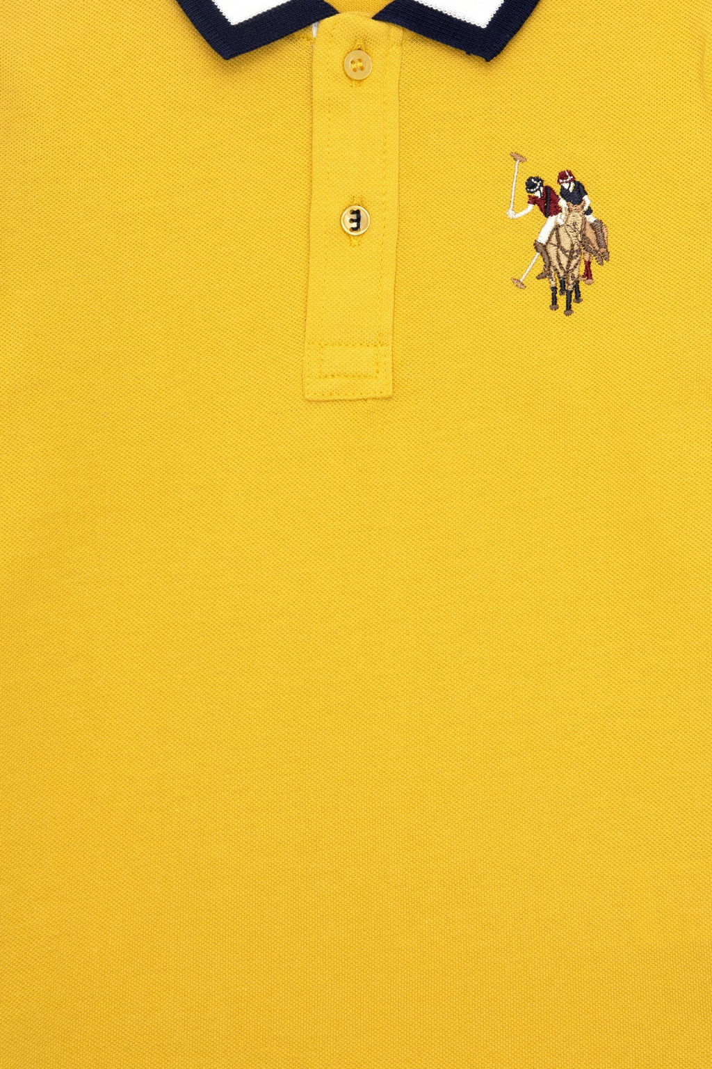 Желтый базовый свитшот для мальчика - U.s. polo assn фото 3