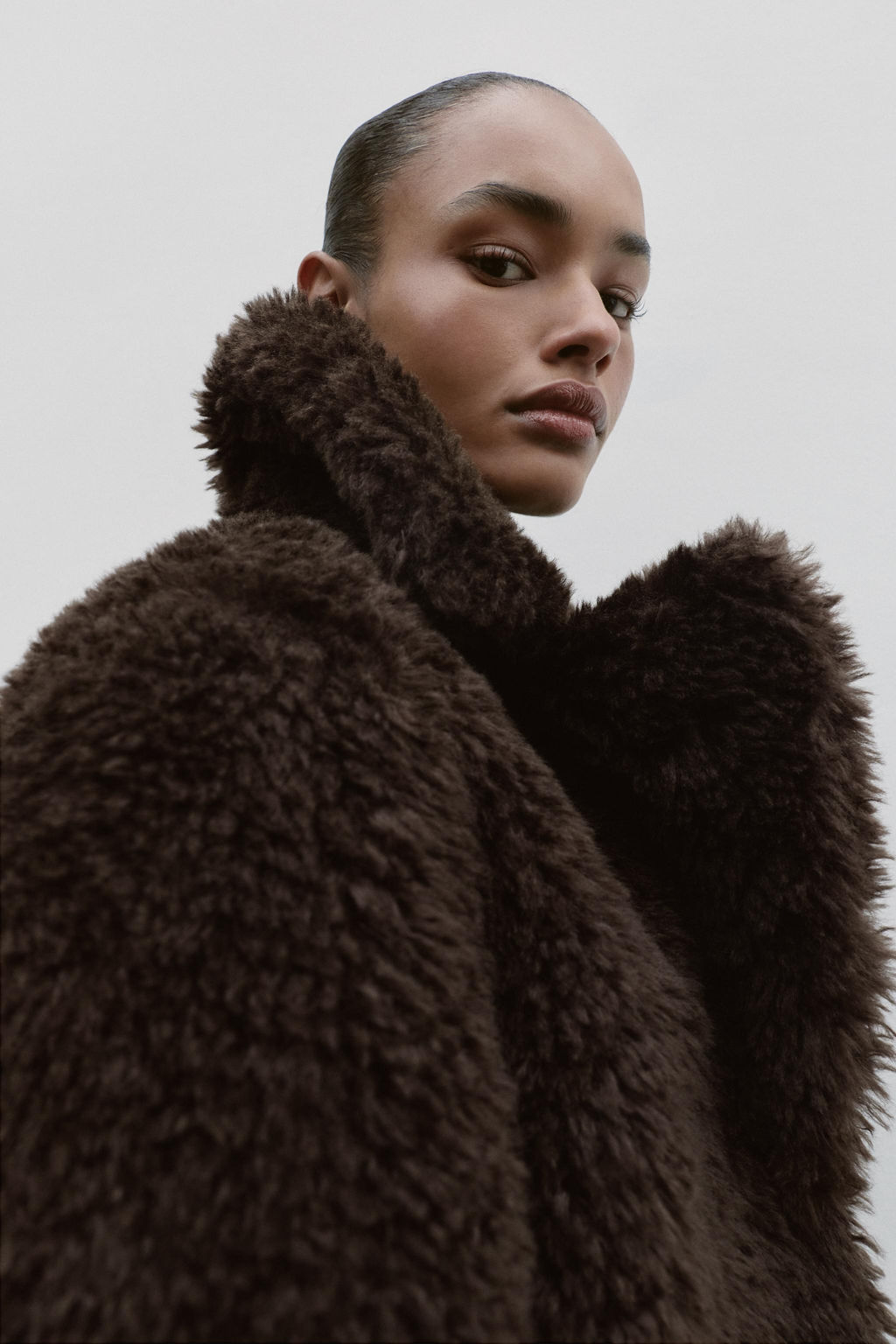 FAUX SHEARLING JACKET