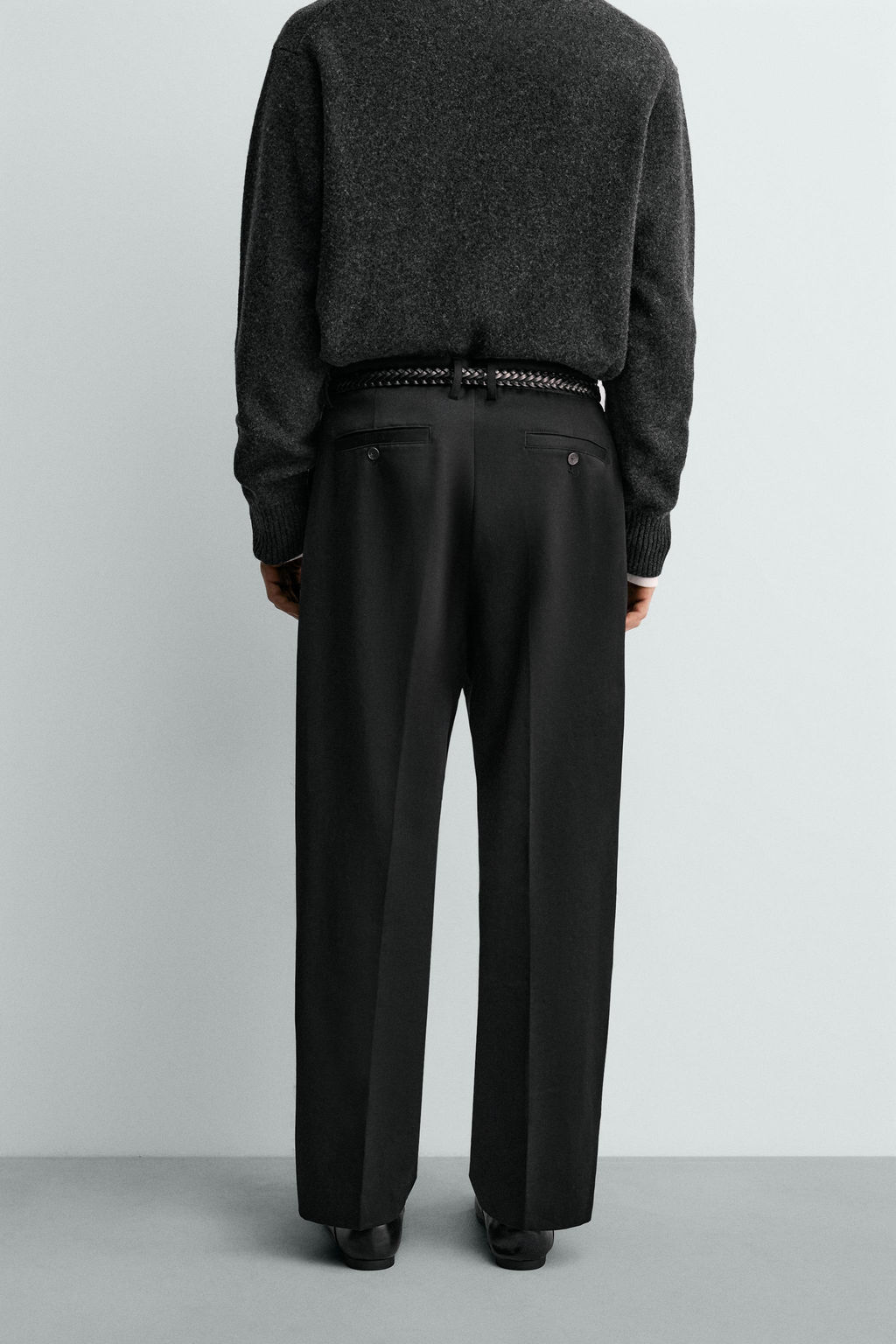RELAXED FIT PLEATED TROUSERS AARON LEVINE X ZARA фото 13