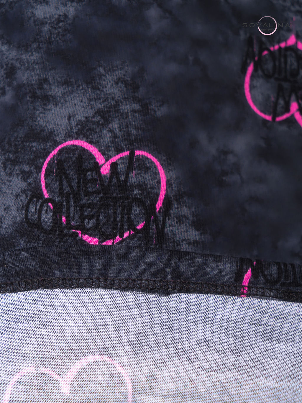 Костюм Мун варенка графит сердце-ягода - Sovalina фото 5