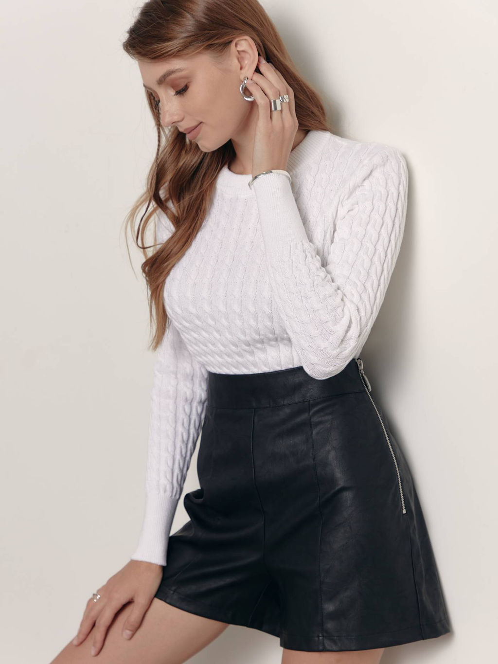 CONTE Шорты под кожу А-силуэта LS 1423 black black