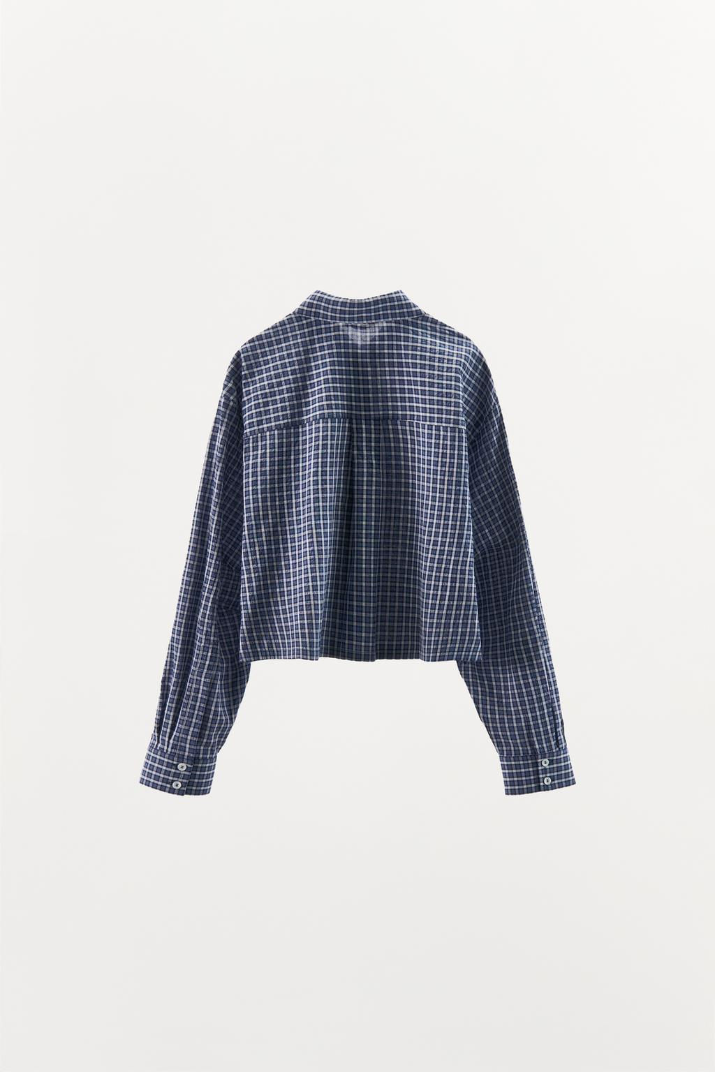 CHECK PYJAMA SHIRT - Zara фото 6