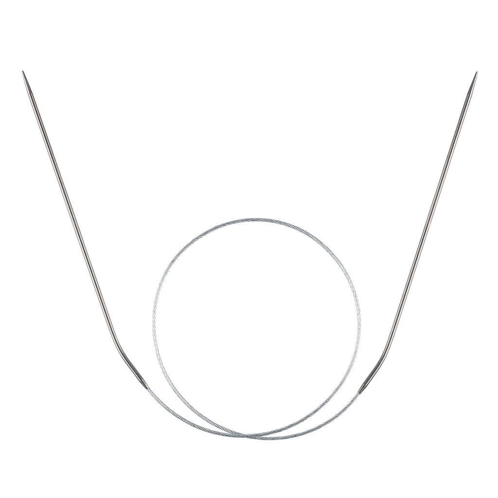 Спицы GAMMA круговые MKJ-R сталь d 1.8 мм 50 см 1 шт с металлической леской фото 3