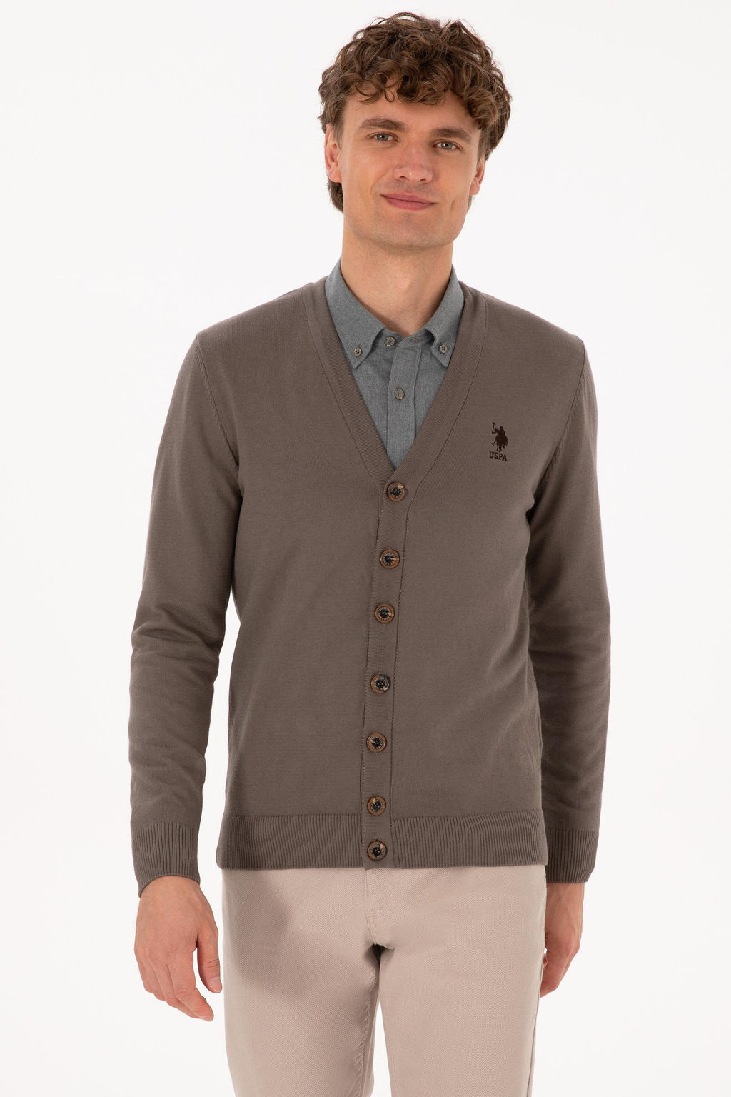 Erkek Vizon Basic Triko H_rka - U.s. polo assn фото 8