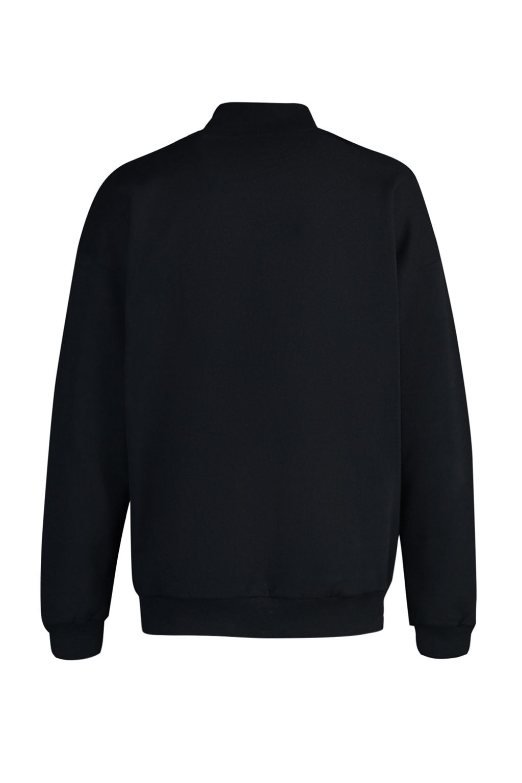 TRENDYOL MAN Siyah Oversize/Genis Kesim Fermuarl? Yaz? Bask?l? Ici Polar/S?cak Tutan Sweatshirt TMNAW23SW00017 - Trendyolmilla фото 11