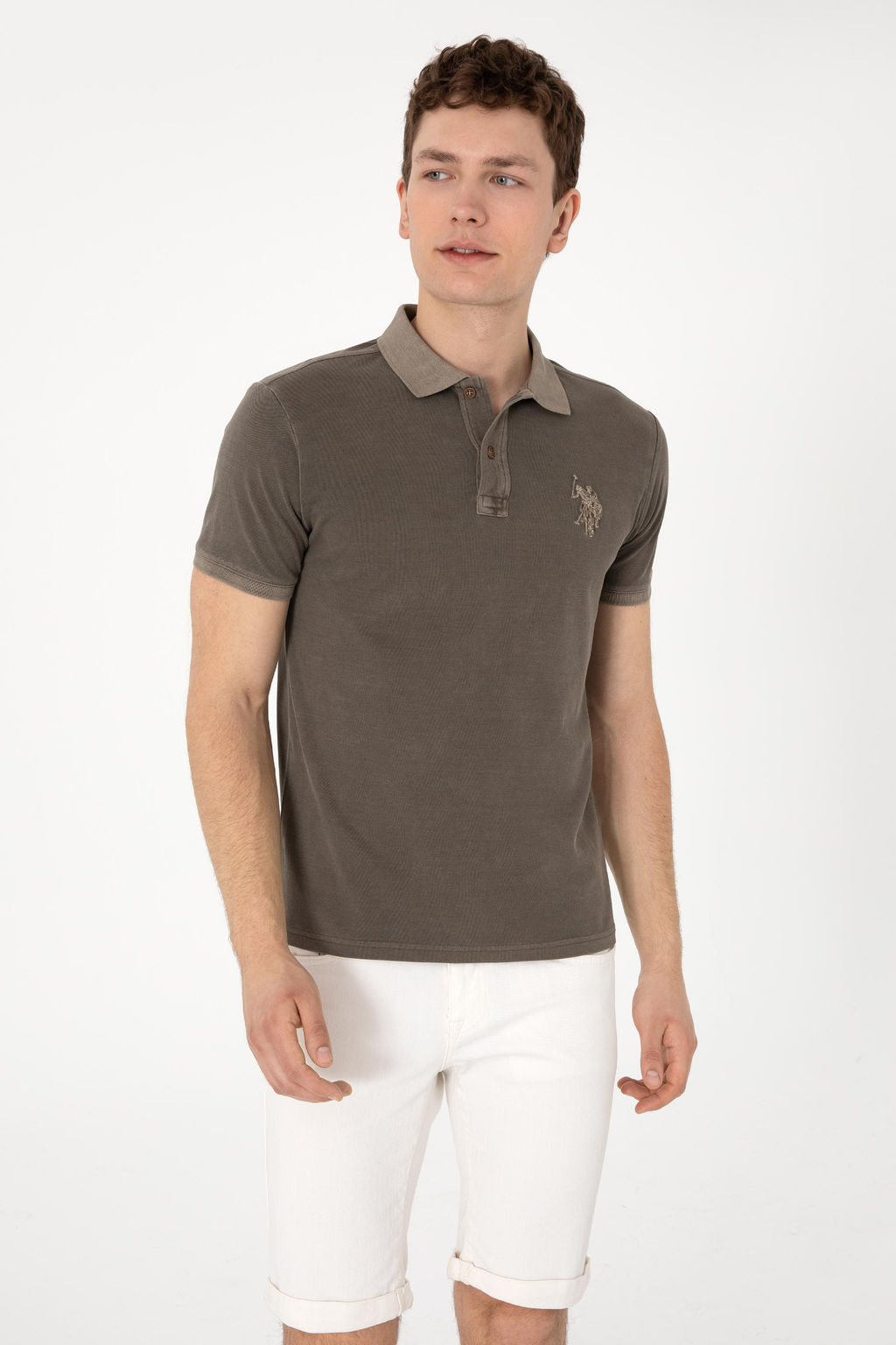 Erkek Vizon Basic Ti__rt Sepette S_rpriz _ndirim - U.s. polo assn фото 3