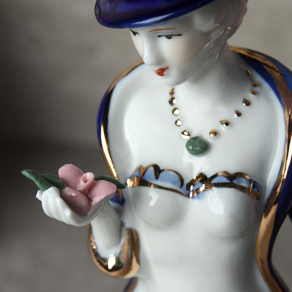 Статуэтка Дама с цветком 20 см / XH-068F /уп 50/ - Галеонтрейд фото 10