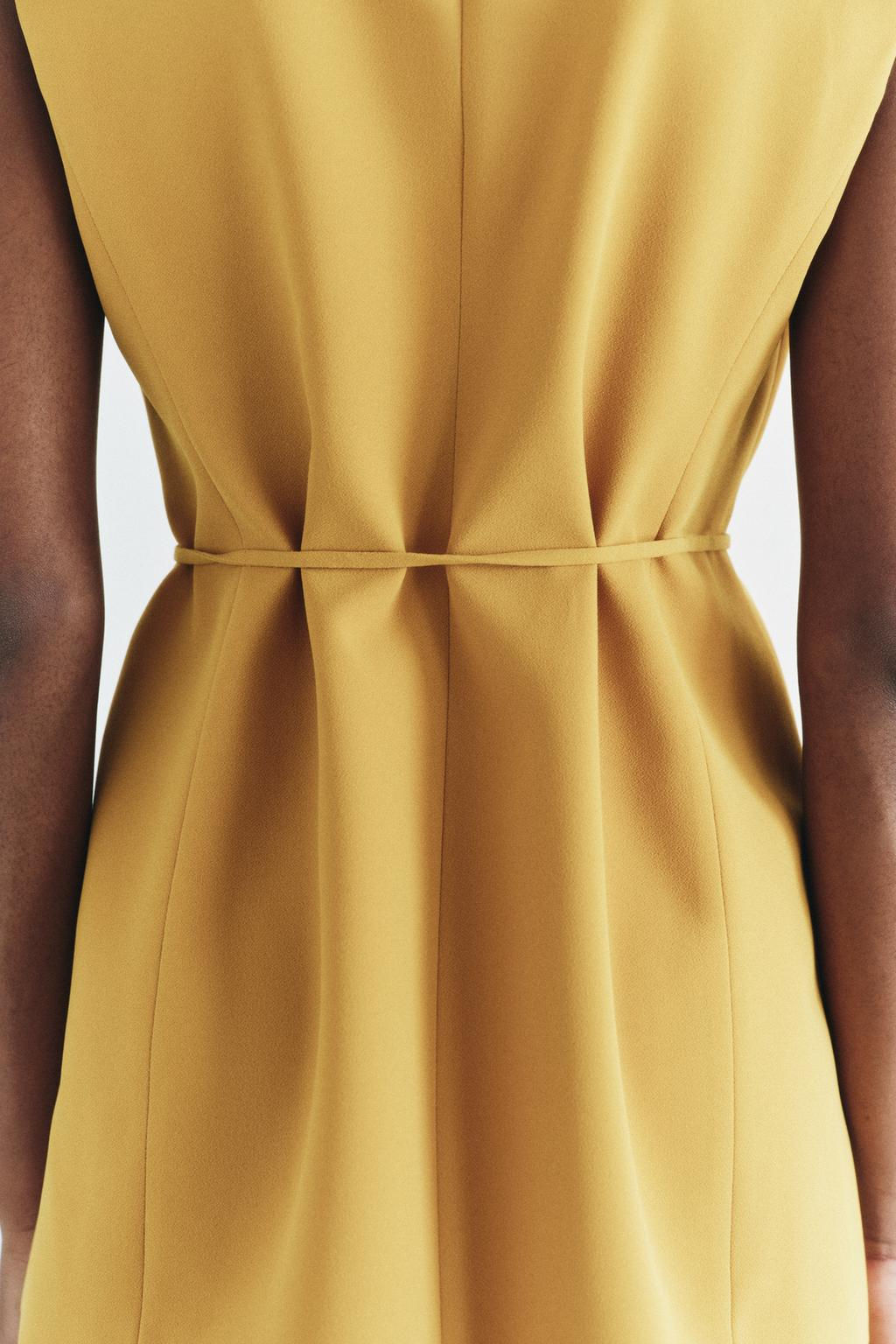 ZW COLLECTION WAISTCOAT WITH BELT AND VENTS - Zara фото 16