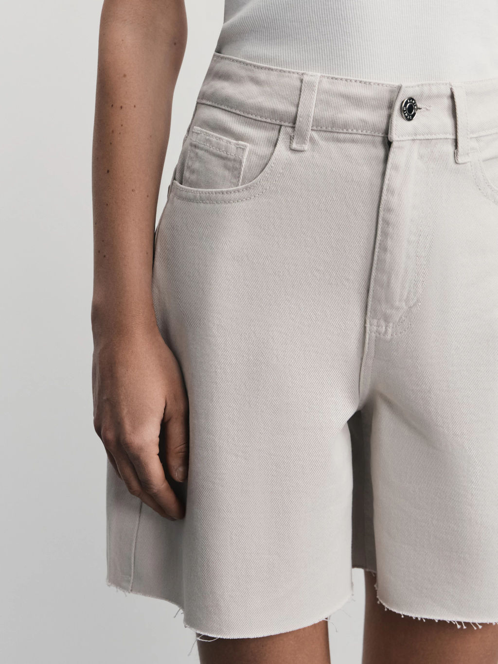 Джинсовые шорты А-силуэта / Zarina  фото 6