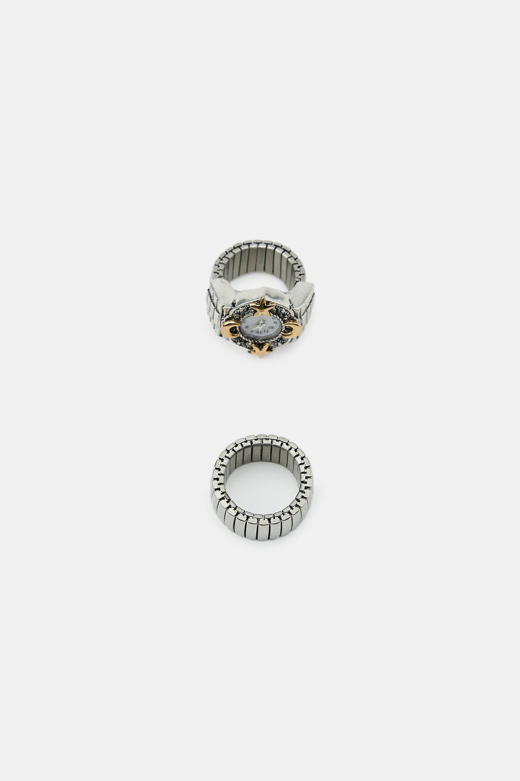 PACK OF 2 MESH WATCH RINGS - Zara фото 2