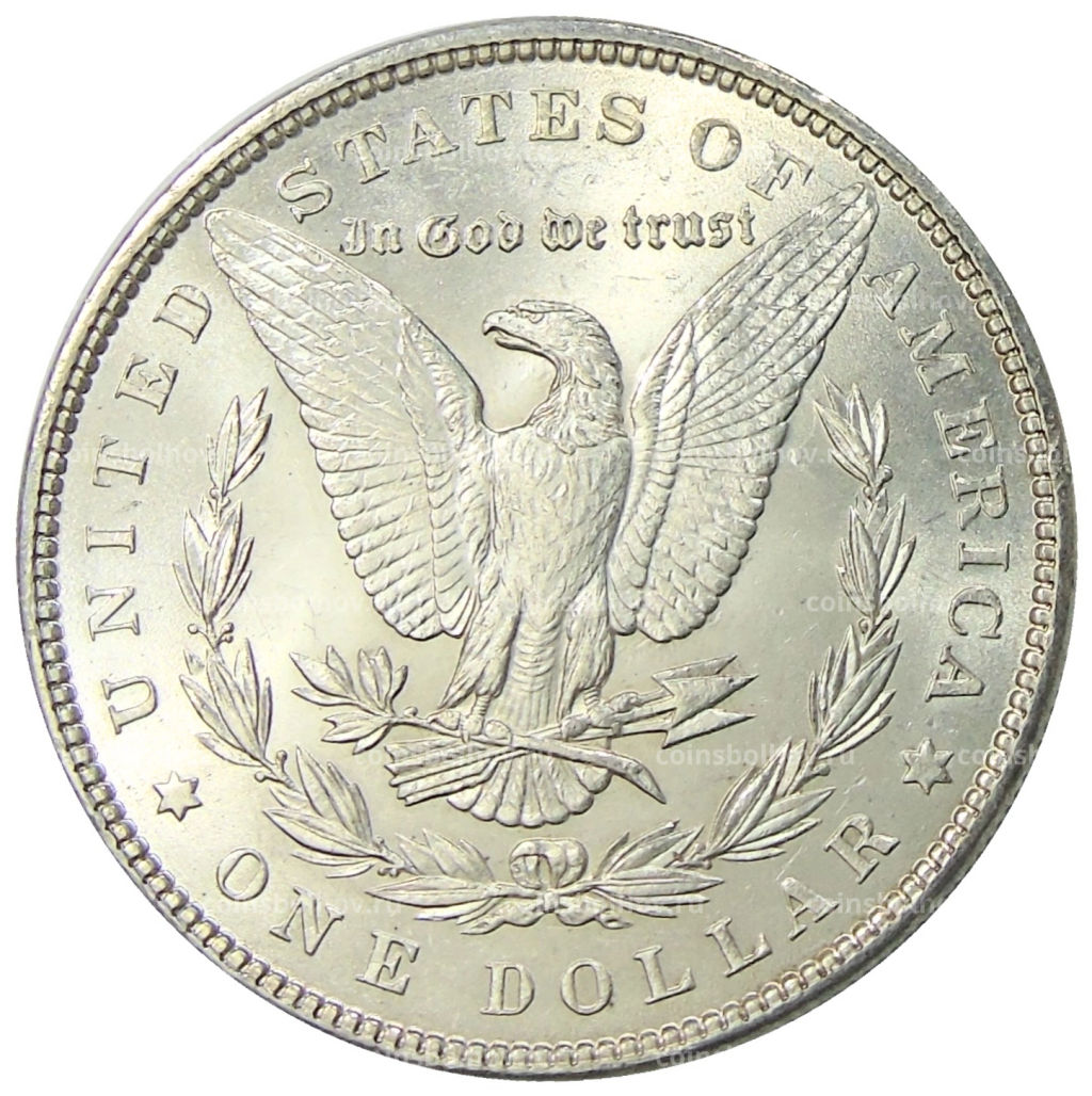 Монета 1 доллар 1887 года США Доллар Моргана