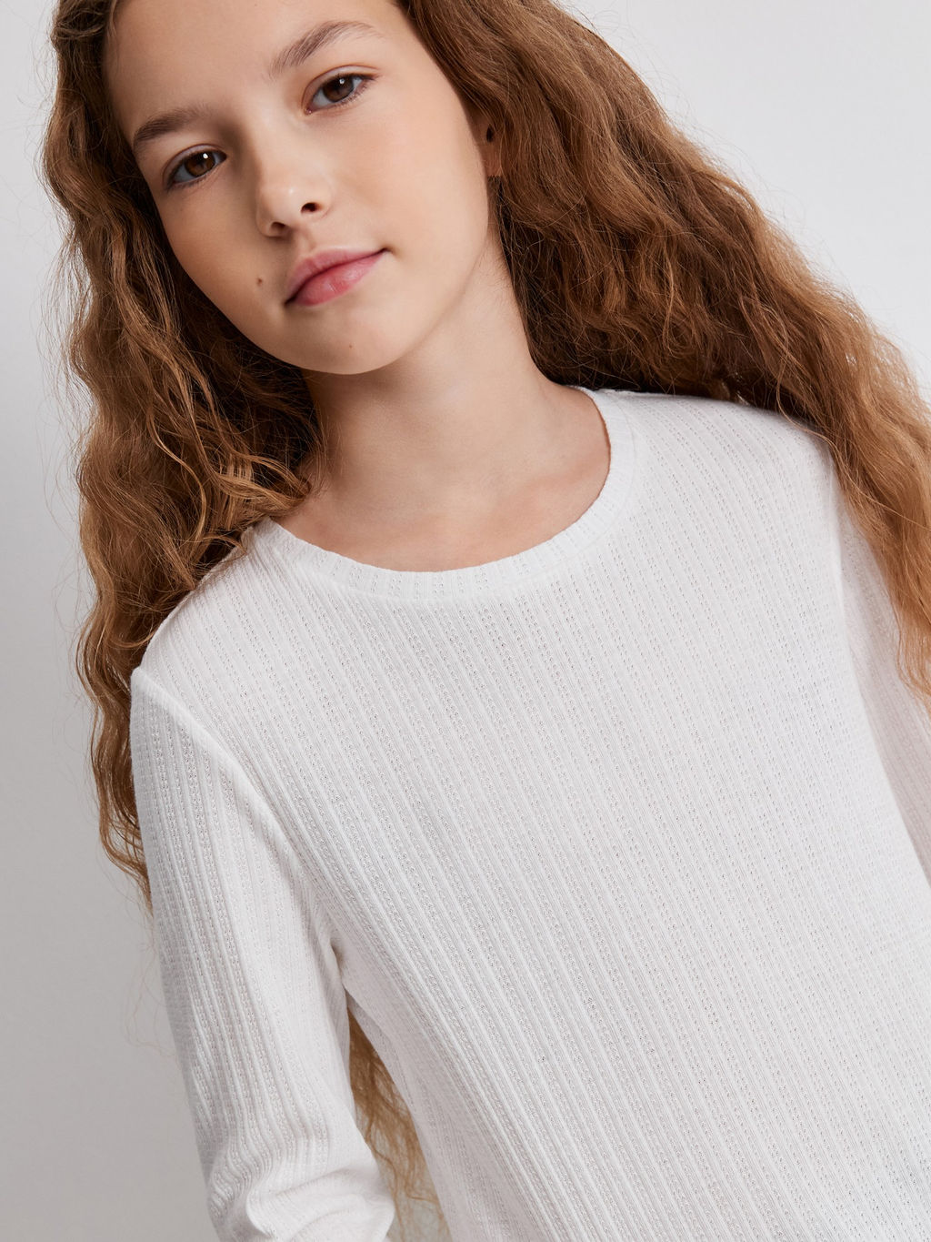 ACOOLA / Джемпер детский для девочек Rosedale белый  фото 3