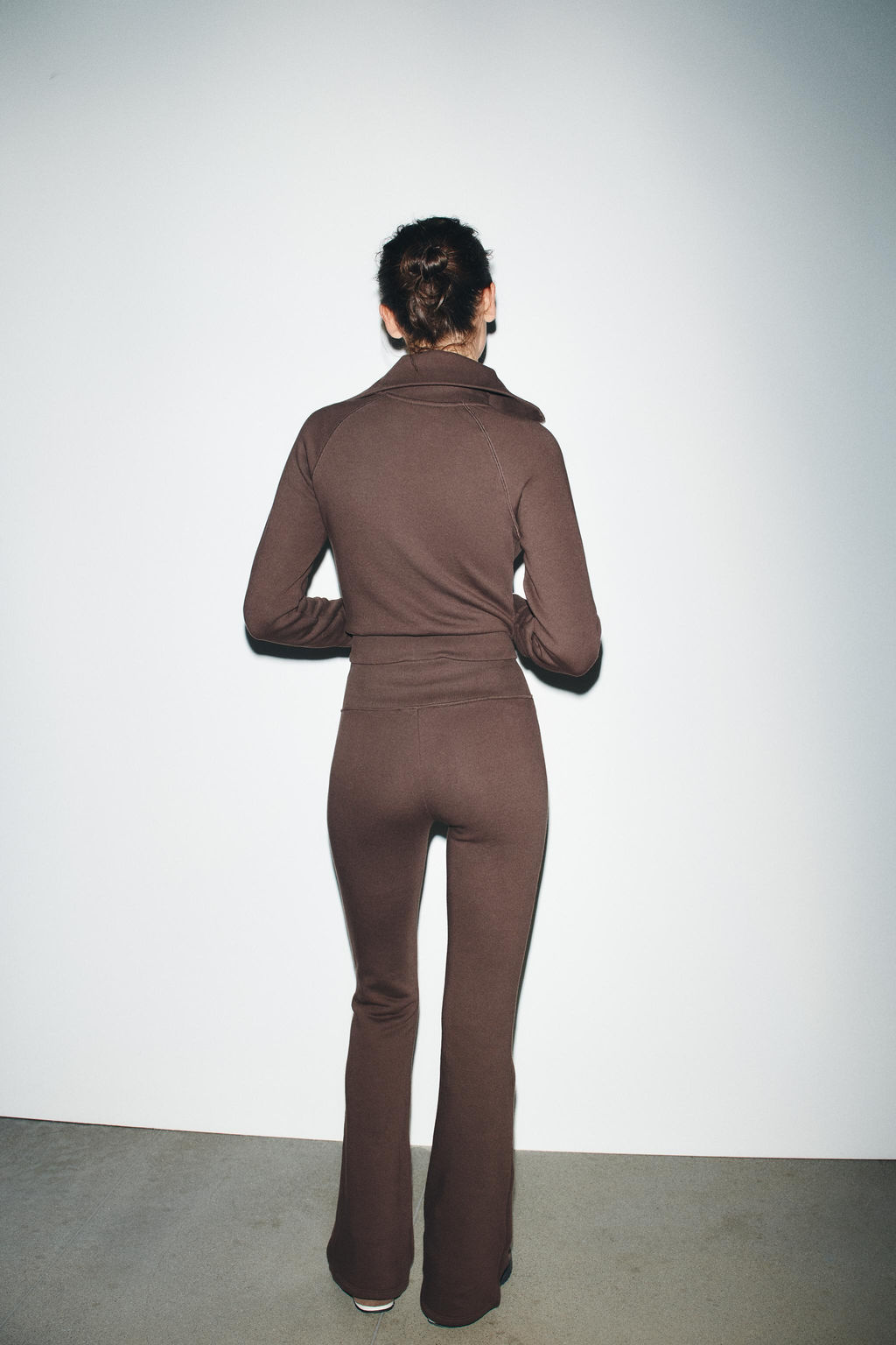 FLARE FLEECE TROUSERS - Zara фото 5