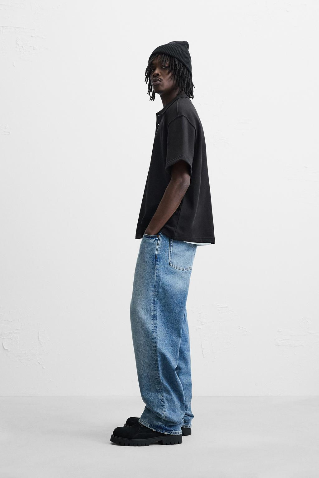 RELAXED FIT POLO SHIRT - Zara фото 20