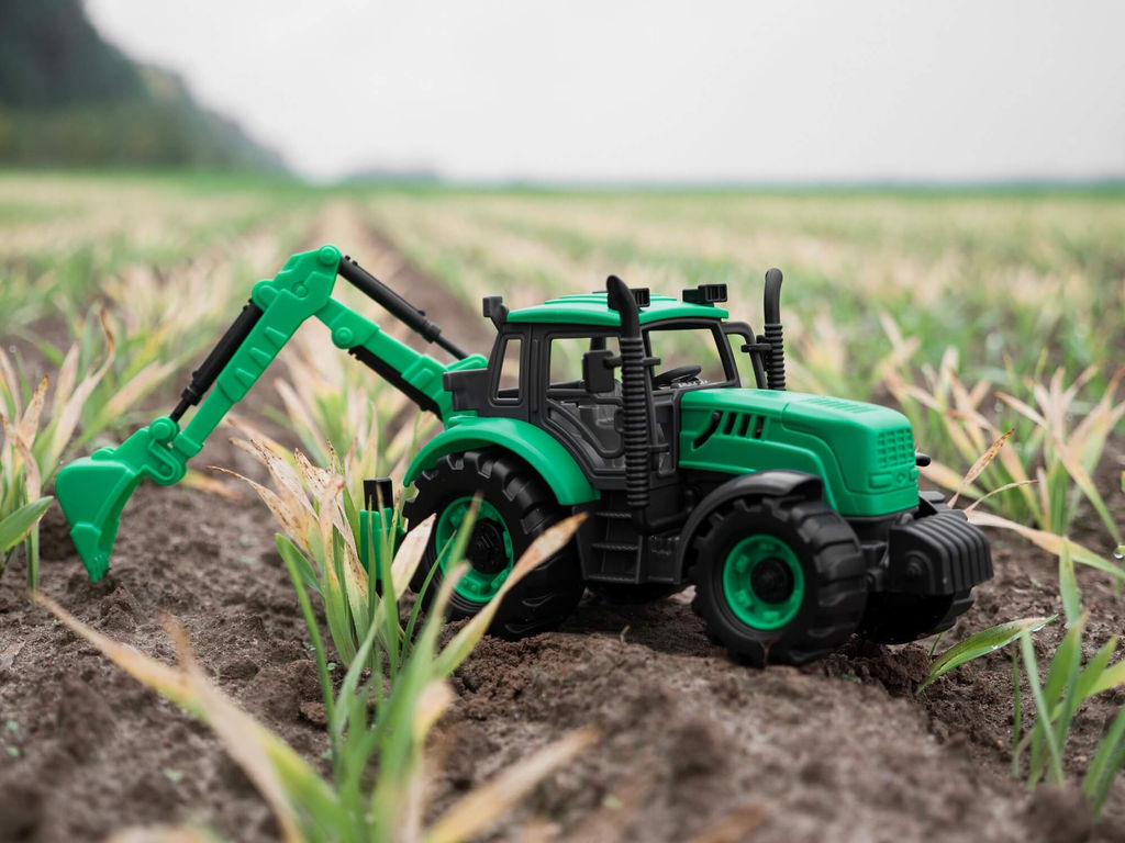 Экскаватор Прогресс инерционный (зелёный) (в лотке) - Полесье фото 16