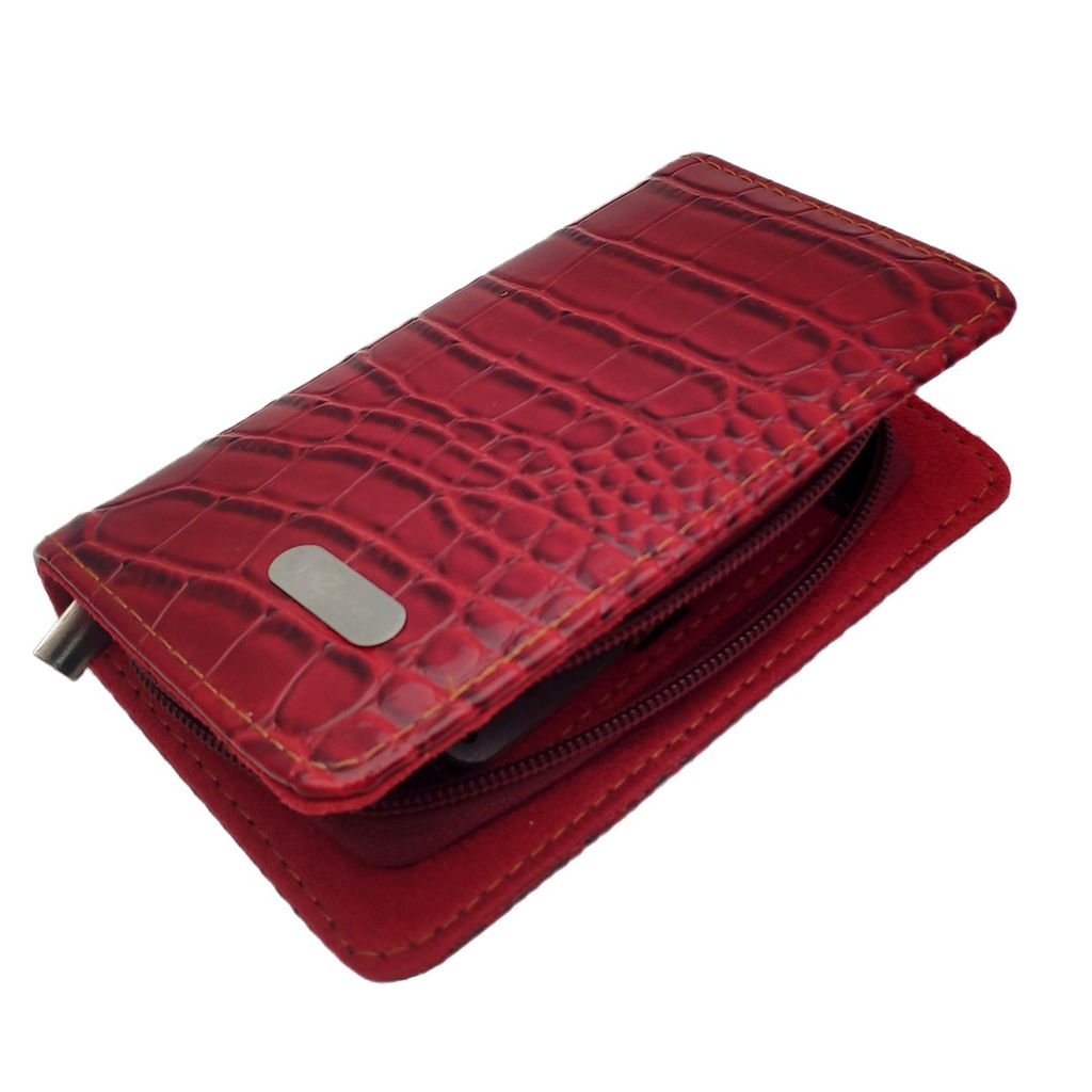 Mertz Маникюрный набор 6038, 8 предметов, лаковая кожа, красный  фото 7