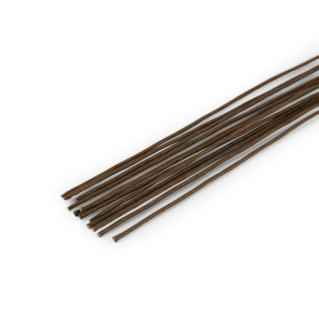 Blumentag FIW-1.2 Проволока флористическая в оплётке 1.2 мм сталь бумага 5 х 12 шт. 40 см №02 белый  фото 8