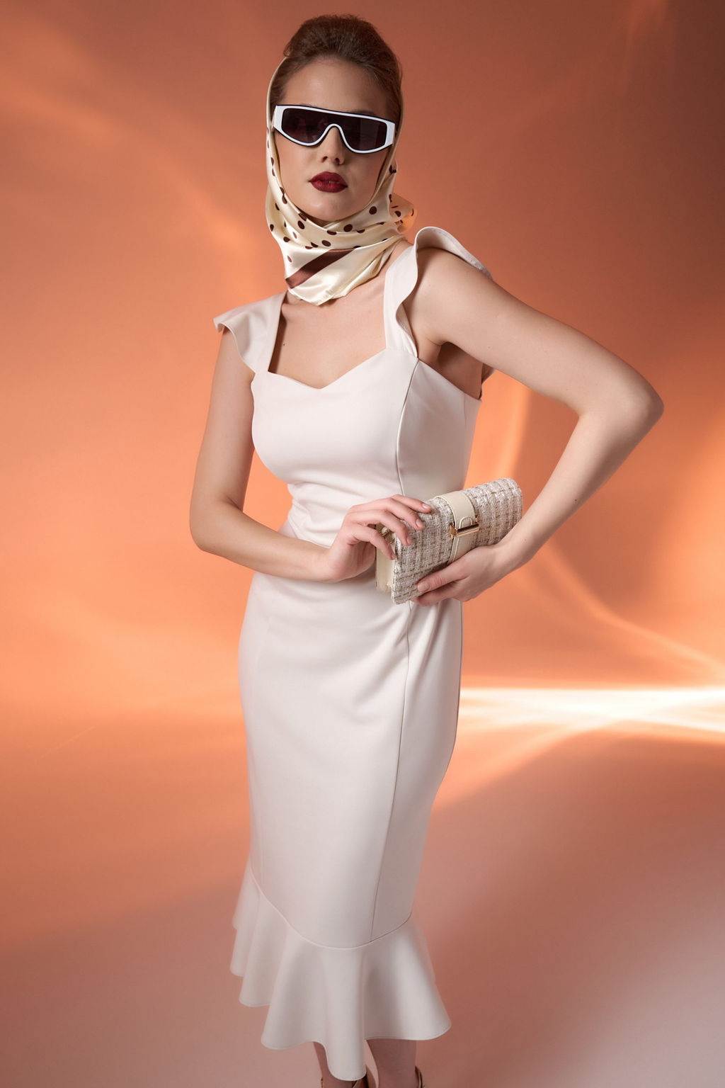 Платье Жадор (молочный) - Эльза фото 14