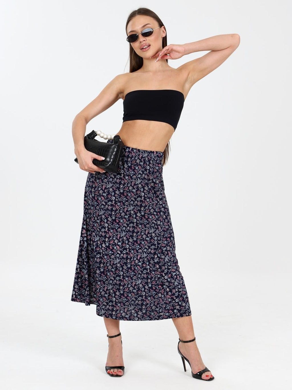 IV-CAPRIZ Тимиан - юбка синий фото 18