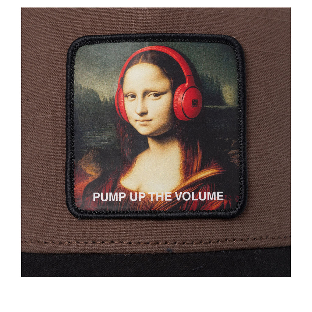 Бейсболка CAPSLAB арт. CL/FAM/1/PCT/MON Premium Pump Up The Volume (brown)