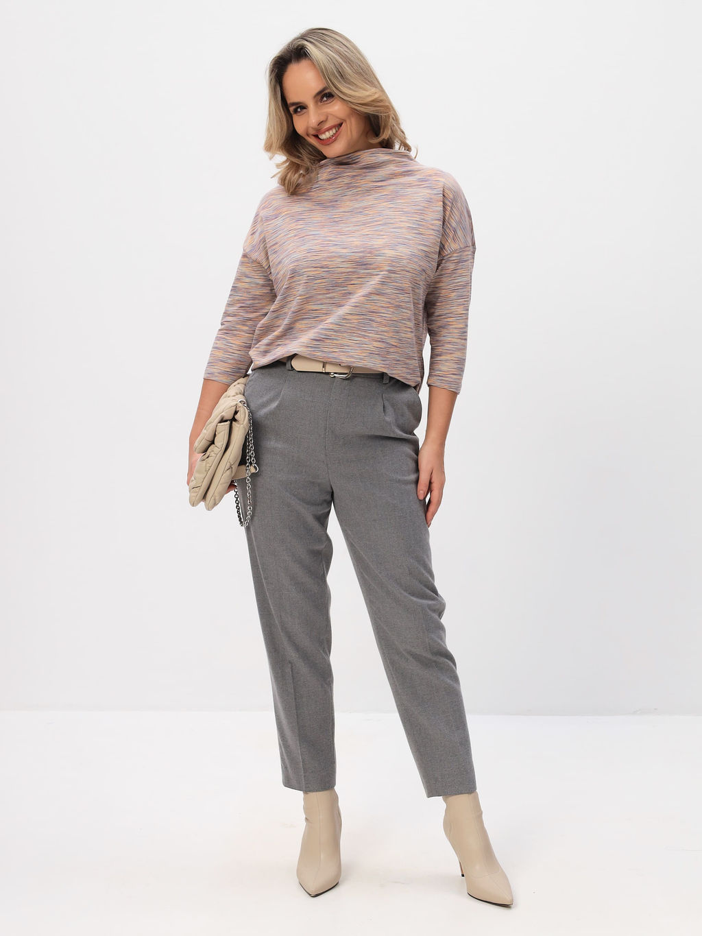 Джемпер женский T-lab TL-JP-001OR-оранжевый м. фото 6