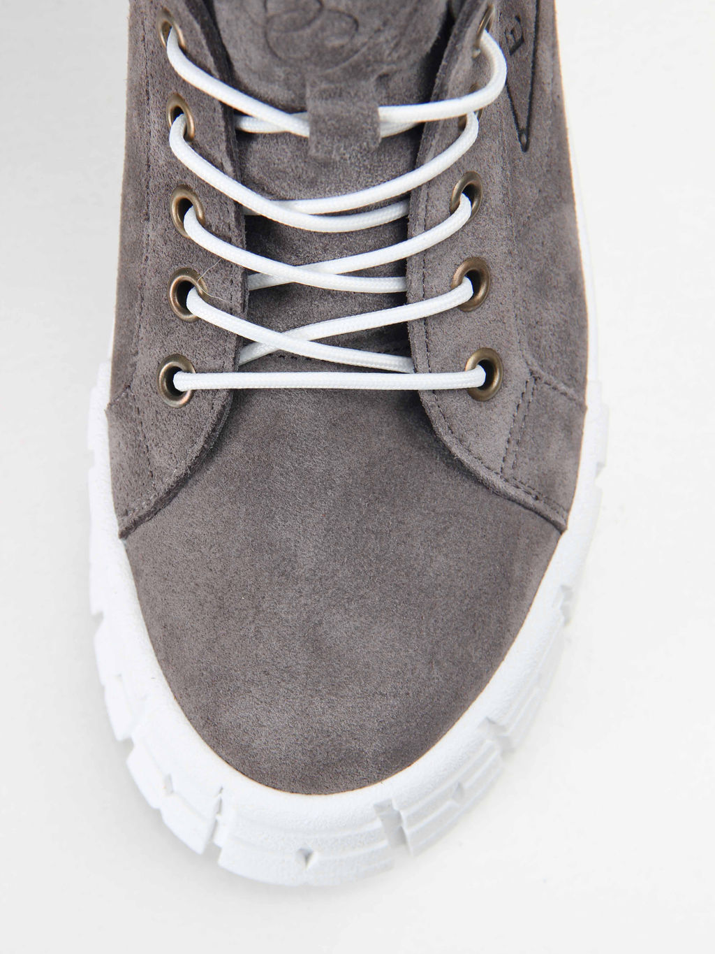 Ботинки 243.212131w. серый замок замша/Мех