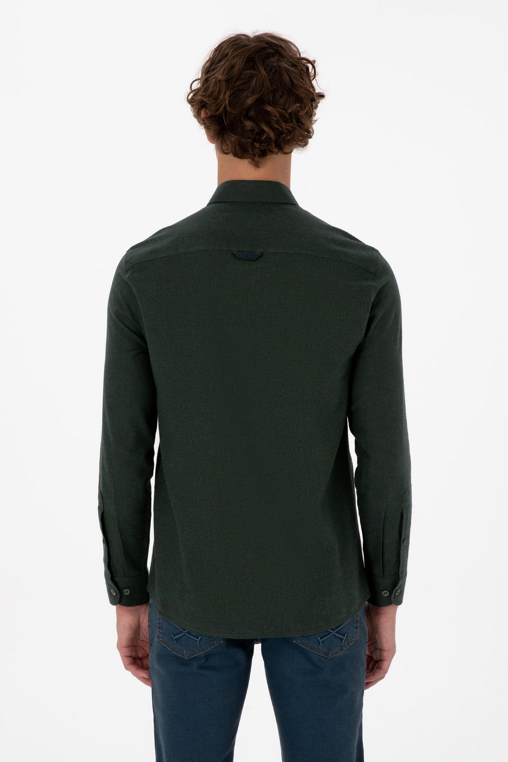 Erkek Koyu Ye_il Uzun Kollu Basic G_mlek Sepette S_rpriz _ndirim - U.s. polo assn фото 5