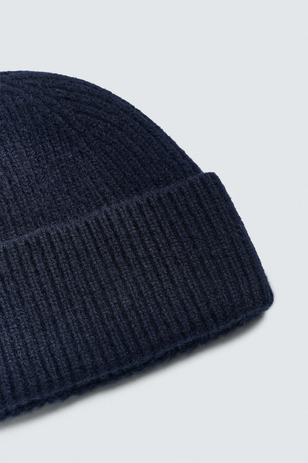 GORRO BEANIE 100% CASHMERE AARON LEVINE X ZARA / Marino  фото 5