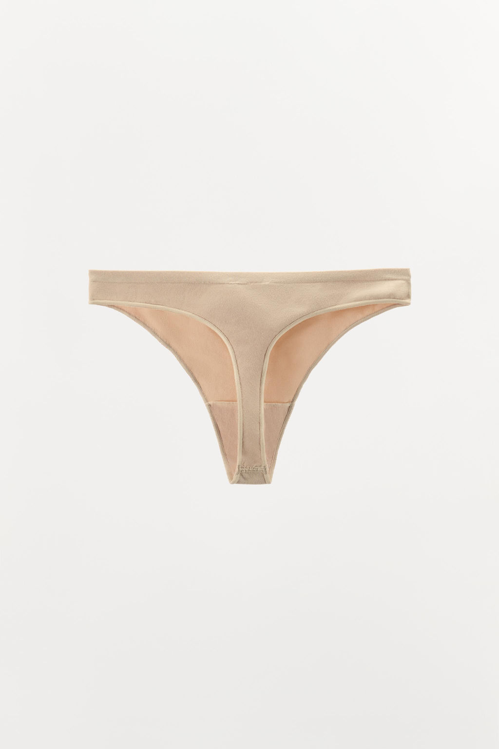 TANGA SEAMLESS / rosa claro - Zara фото 5