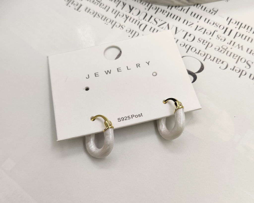 Серьги с эмалью