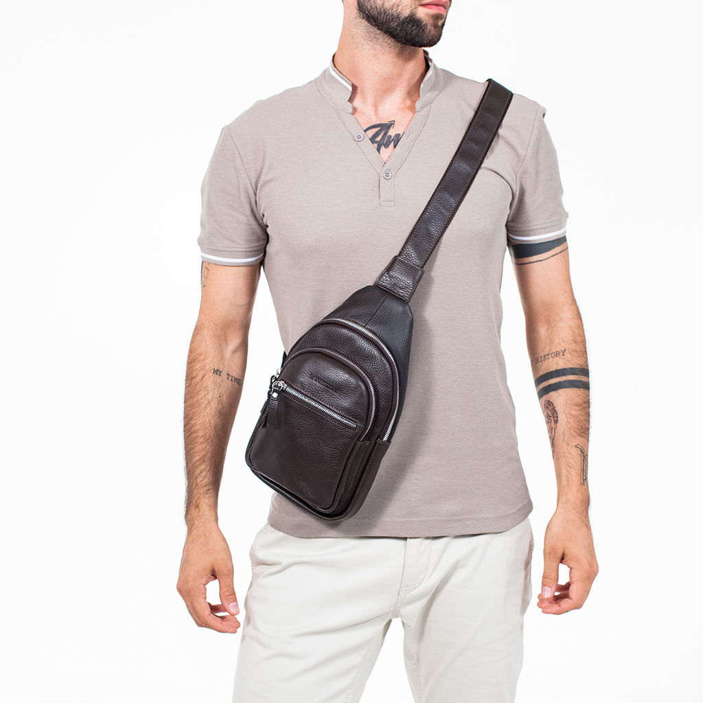 Рюкзак на одной лямке Cowley Brown - Lakestone фото 8