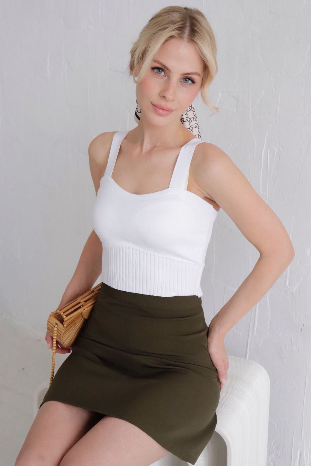 Короткая юбка-трапеция - Martichelli фото 18