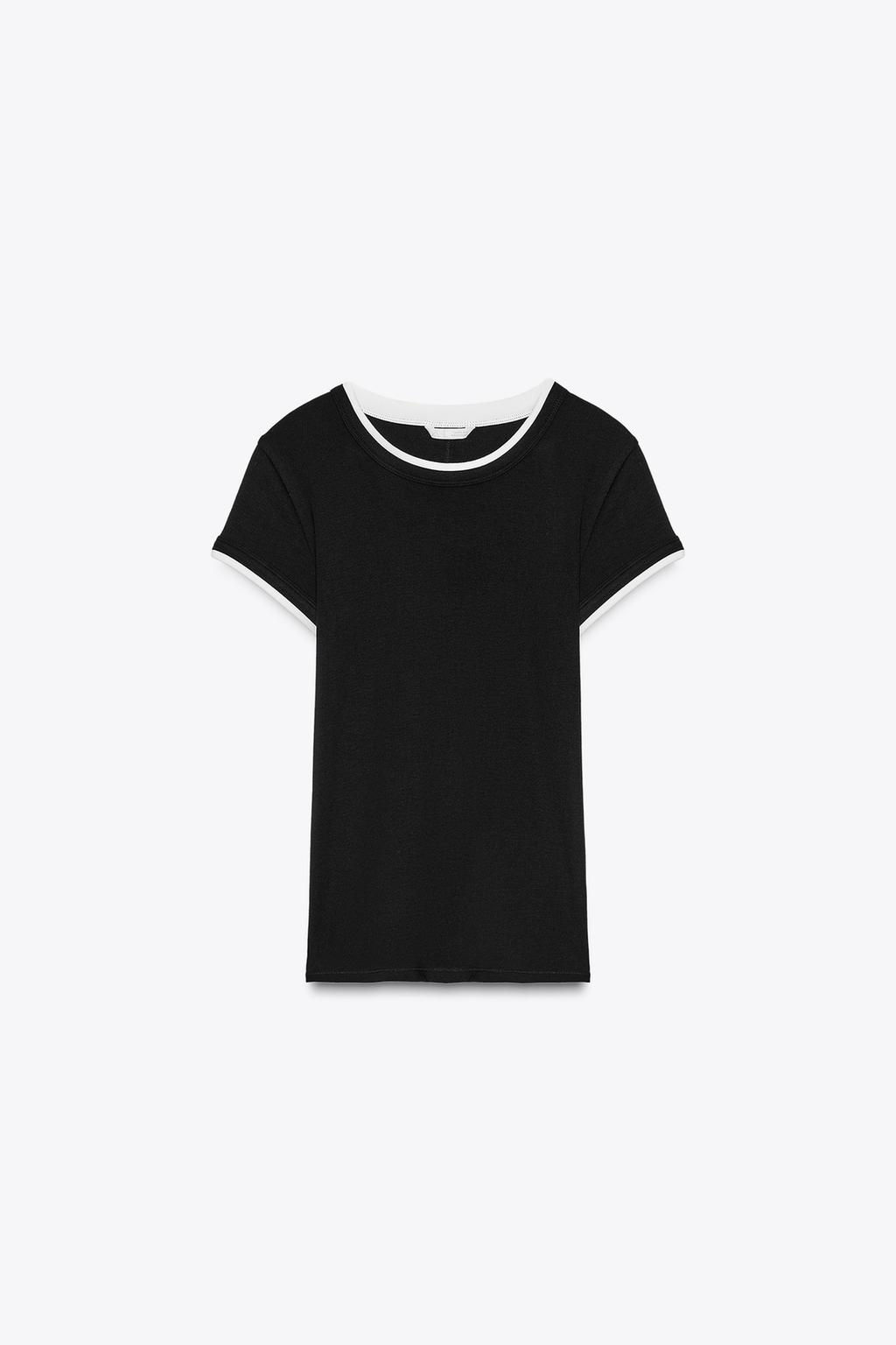 DOUBLE T-SHIRT - Zara фото 23