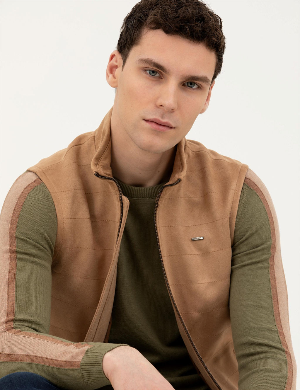 Vizon Deri Yelek - Pierre cardin фото 2