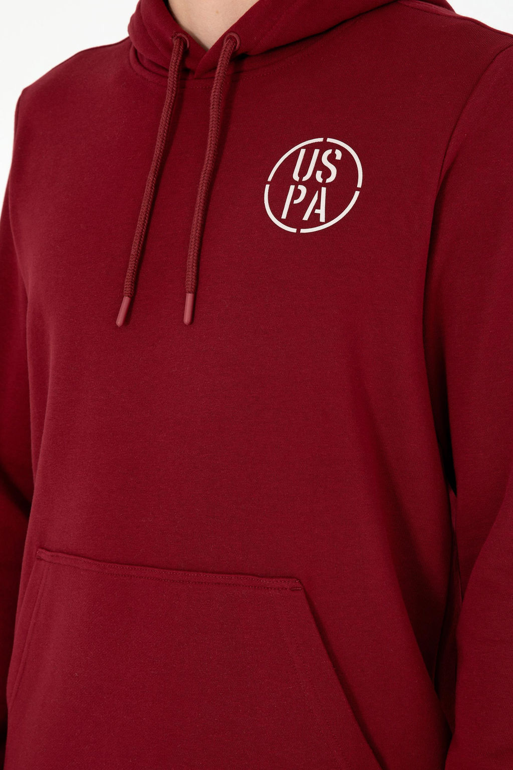 Мужской бордово-красный свитшот Неожиданная скидка в корзине - U.s. polo assn фото 7