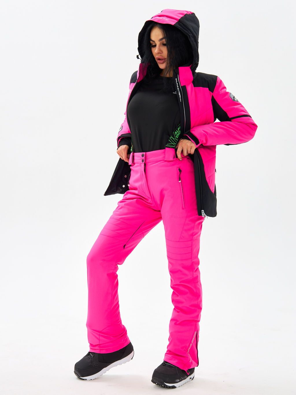 Женская горнолыжная / сноубордическая мембранная куртка Alpha Endless Peak Tech_3 Фуксия  фото 33