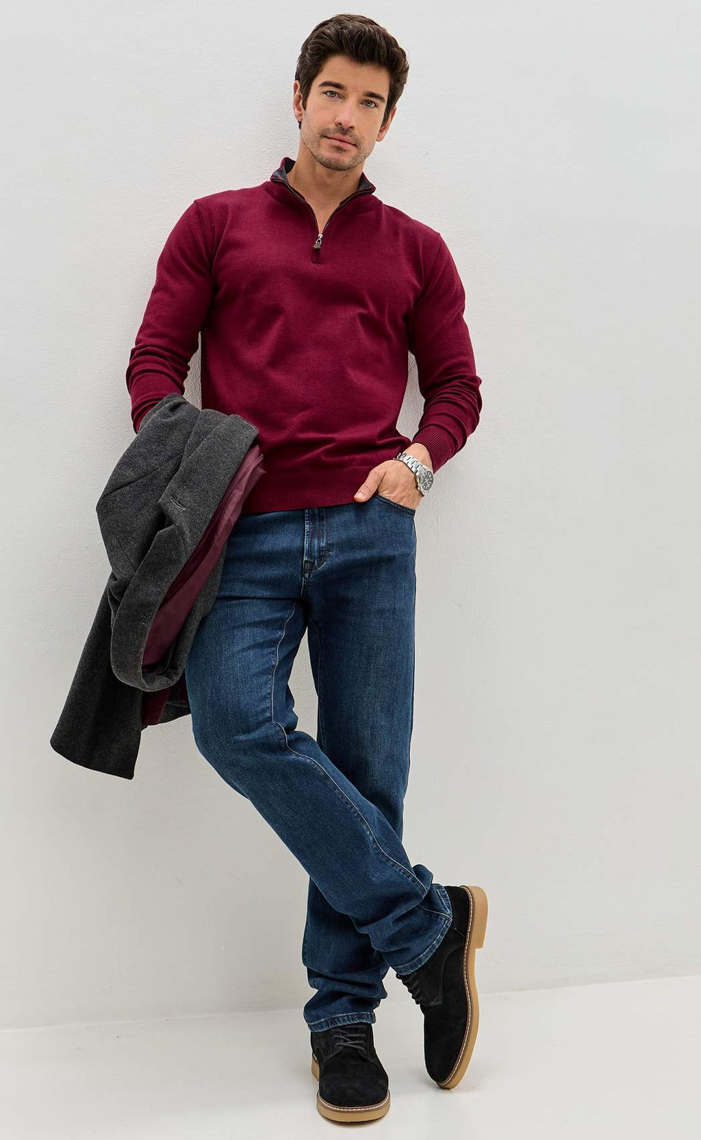 Джемпер P521-1573 bordo
