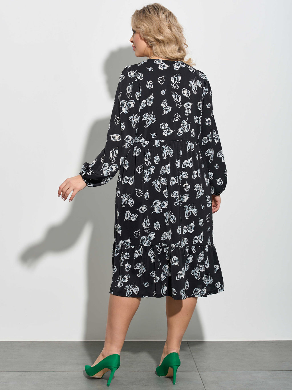 Платье 0296-1п чёрный - Dora фото 11