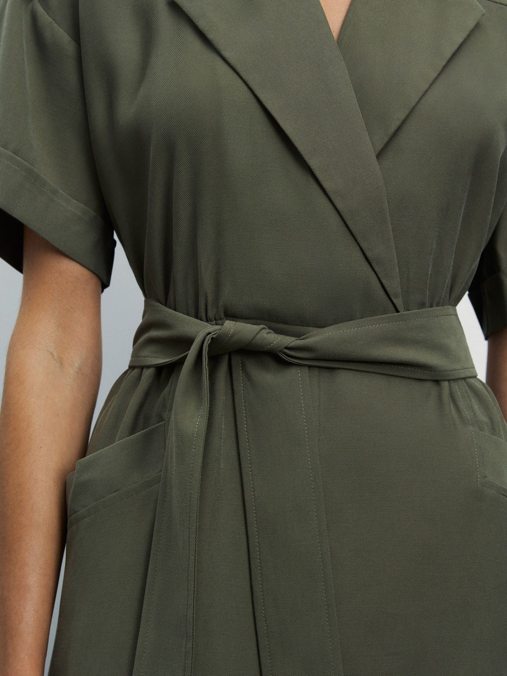 Платье-рубашка из вискозы / Zarina  фото 6