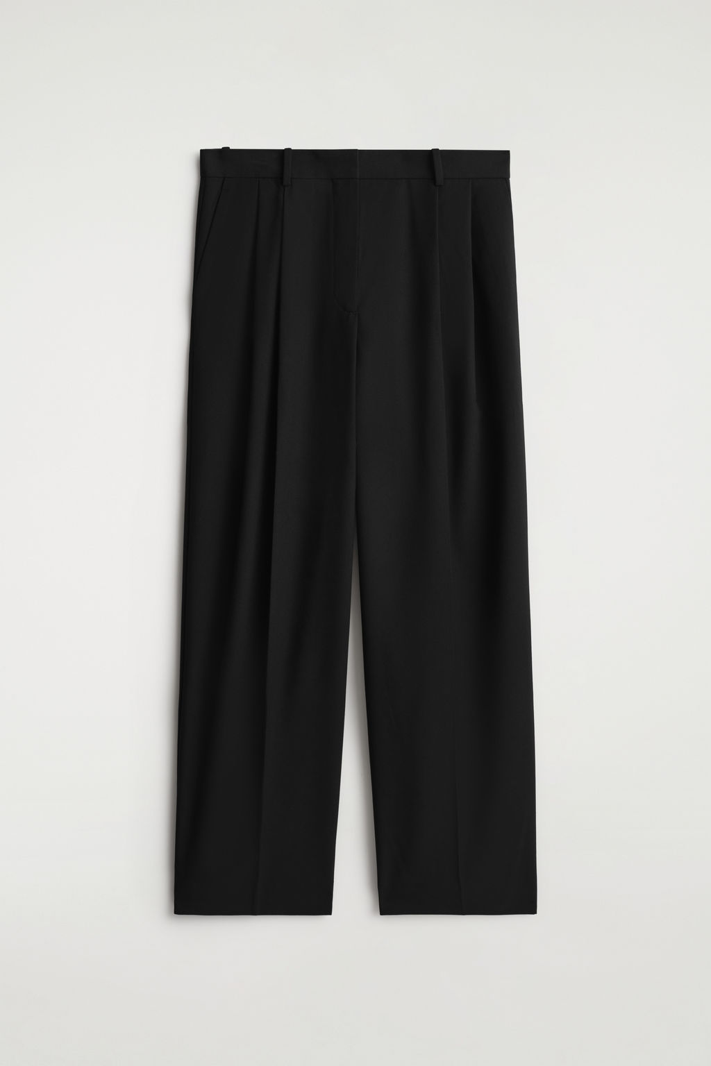 PANTAL?N TWILL WIDE LEG RELAXED FIT - H&m фото 3