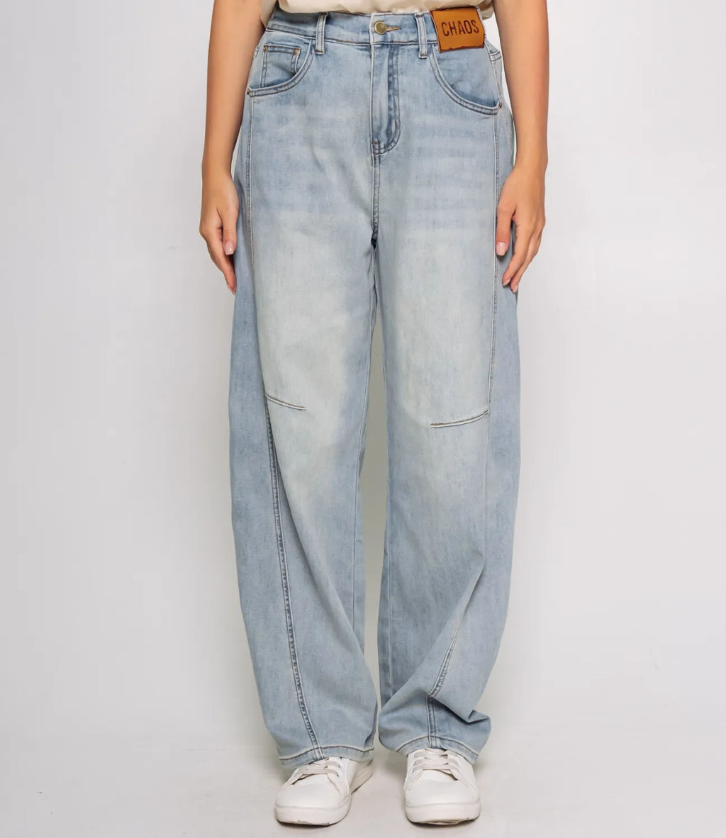 Джинсы #КТ25032, голубой