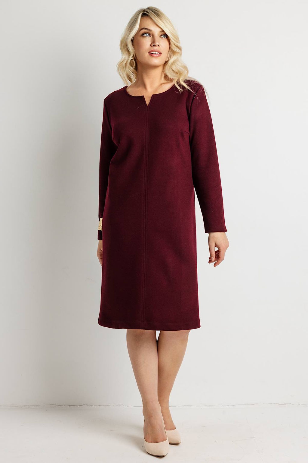 Платье женское 6162Н/03/Бордовый