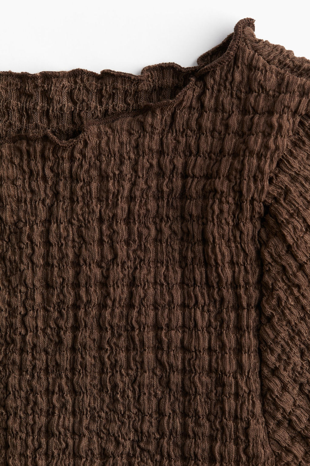 Camiseta texturizada con detalles sobrehilados - H&m фото 2